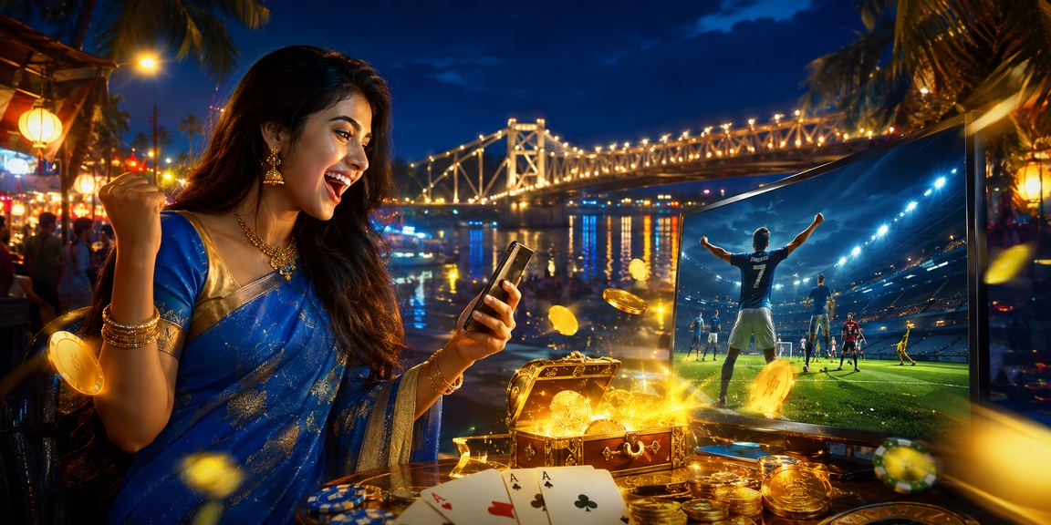 ময়মনসিংহের রাতের বাজারে মোবাইলে fk10 স্পোর্টস বেটিং অ্যাপ ব্যবহার করছেন ব্যবহারকারী